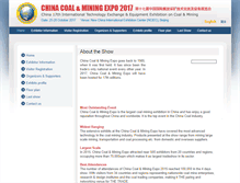Tablet Screenshot of chinaminingcoal.com